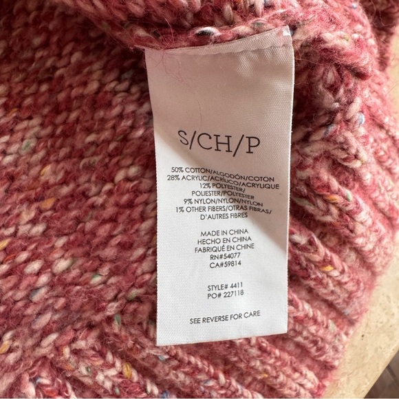 CAbi 4411 Red V Neck Liftoff Pullover Sweater Long Sleeve Womens Size S - Picture 13 of 14